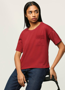 Camiseta de Cuello Redondo para Mujer, Modal Viscosa, Ligera, Transpirable, Manga Corta, Informal, para Uso Diario, para Exportación - Product Image 2