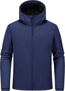 Chaqueta Softshell para Hombre LUCIVA Arctic Navy: La Chaqueta Softshell Híbrida de Primera Calidad para Clima Frío - Product Image 2