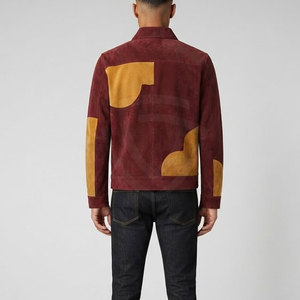 High Quality <b>Suede</b> <b>Leather</b> <b>Jacket</b> With Classic Shirt Collar Soft Finish Comfortable Fit For Casual Travel And Weekend Outfits - Product Image 4