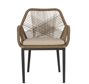 Silla de plástico moldeado estilo King, color beige, nueva edición - La silla de jardín para eventos exclusivos e importantes - Product Image 1