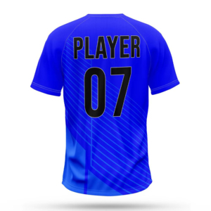 High Quality Baseball Jersey Sublimated Print 100% <b>Polyester</b> Moisture-Wicking Anti-Bacterial Short Sleeve Striped Design - Product Image 4