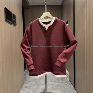 Sudadera Holgada con Capucha y Cuello Redondo, Estilo Coreano, Versión Simple y Limpia, Abrigo de Invierno 2024 - Product Image 5