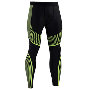 Leggings de compression pour hommes, couche de base d'entraînement premium, respirants, vêtements de sport pour hommes - Product Image 5