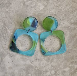 New Style Friendship Love Drop Earrings with High Quality <b>Acrylic</b> & Resin for Women's Engagement/Wedding By Star Crafts India - Product Image 2
