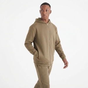 Ensemble de survêtement pour homme avec veste à capuche zippée, sweat-shirt décontracté à manches longues, vêtements de sport assortis, vente en gros personnalisée OEM - Product Image 3