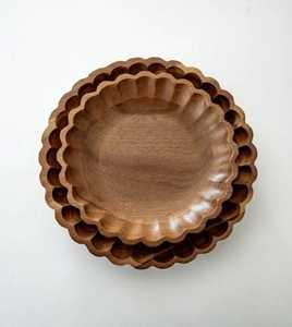 Acacia wood serving bowl for fruits salads <b>popcorn</b> acacia wood salt cellar bowl <b>box</b> with built-in spoon kitchen - Product Image 2
