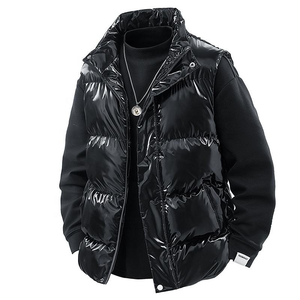 Chaleco Acolchado Térmico Impermeable Ecológico sin Mangas para Hombre, con Cierre Frontal, para Verano, Informal, para Actividades al Aire Libre, Cálido y Cómodo - Product Image 3