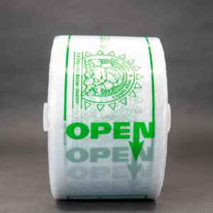 Custom Printed HDPE <b>Star</b> Seal Bottom Produce Bags on Roll for Fruit & Vegetable Packaging Vietnam Factory for Jelly Canned Food - Product Image 2