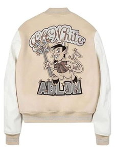 High Quality Men's Custom Baseball Letterman Varsity <b>Jacket</b> Chenille Embroidery Polyester Sleeves Front Logo Customizable Colors - Product Image 5
