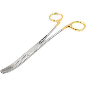 Removedor de corona temporal Fórceps curvos grandes Pinzas de pinza de corona dental de acero inoxidable Instrumento médico de carburo de tungsteno - Product Image 1