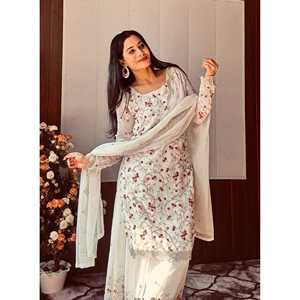 Hermoso Top Sharara Set para Mujer con Dupatta para Fiestas - Product Image 6