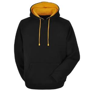Sweat à capuche d'hiver pour homme, imprimé sur mesure avec logo intégral sur le devant, en molleton 100% coton, anti-plis, écologique et respirant - Product Image 4