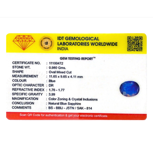 Loose 4.9 Carat Oval Cut Sky Blue Sapphire Gemstone for Fine Jewelry - Product Image 4