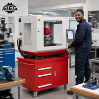 Centre d'usinage CNC 3 axes SIEG Fa4 Pro IKX1-Pro, 4 outils ATC ISO20 1000W, haute précision pour l'éducation, la recherche et le développement, les laboratoires
