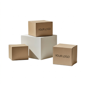 Boîtes d'expédition en carton ondulé personnalisées, emballages en kraft recyclé, cartons gaufrés robustes pour l'e-commerce, livraison mondiale - Product Image 2
