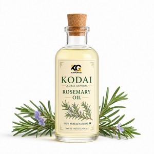 Aceite de Romero Kodai 100% Puro y Natural, Líquido Herbal con Enchufe Estadounidense, Cuidado de la Piel y el Cabello, Tamil Nadu - Product Image 1