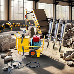 Machine de fendage de roche puissante, contrôlée par un PLC, montée sur excavatrice, avec moteur diesel, pour les applications de démolition et minières - Product Image 1