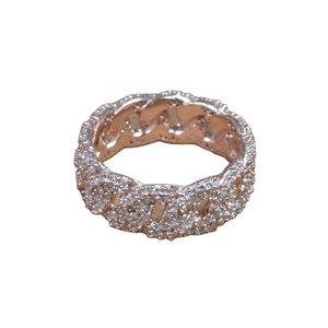 ARTS JEWELS Bague de fiançailles de créateur en zircone cubique naturelle fantaisie, argent sterling 925 plaqué or rose, bijoux unisexe, cadeau - Product Image 1