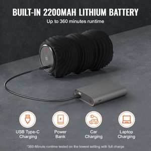 Palla Massaggiante Elettrica Ricaricabile con 4 Intensità per un Sollievo Profondo dei Tessuti - Product Image 6