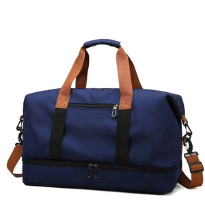 Sac de sport personnalisé avec logo, sac de voyage pour femme, grand sac de voyage avec compartiment pour chaussures et poche imperméable - Product Image 2
