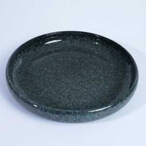 Plato Redondo Pequeño Azul Sólido Hecho a Mano de Cerámica Libre de BPA para Sushi, Aperitivos, Postres, Restaurante, Hotel, Cafetería, HORECA - Product Image 2