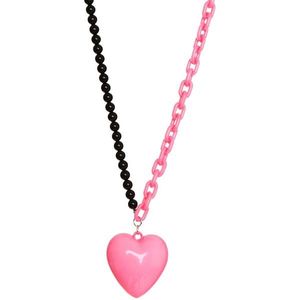Collier en résine fait main pour femmes, bijoux pendentifs artistiques colorés avec un design unique fait main, collier léger et tendance - Product Image 1