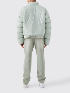 Chaqueta de Invierno para Hombre, Chaqueta Acolchada Gruesa con Relleno de Plumón, Chaqueta Impermeable con Capucha para Exteriores, Fabricante OEM - Product Image 3