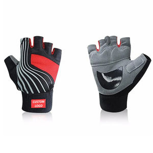 Gants de musculation demi-doigts en cuir PU de haute qualité pour la vente en gros – Gants de sport respirants et ajustables avec un soutien élevé, fabriqués au Pakistan - Product Image 1