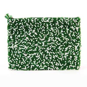 Nouvel Arrivage : Pochette Porte-Monnaie Artisanale en Cristal Brodé de Perles Style Américain, Couleur et Taille Personnalisables, Export en Gros - Product Image 1