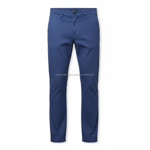 <b>Men's</b> Slim Fit Chino Pants Brown Custom OEM Wholesale - Product Image 4