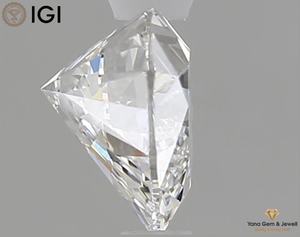 Diamante Cultivado en Laboratorio CVD de 1.00 Quilates, Color E, Claridad VVS1, Corte Corazón, con Certificado IGI, para Anillo de Promesa de Alma Gemela - Product Image 5