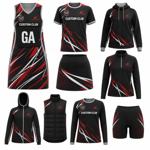 Uniforme de Netball Personalizado sin Mangas para Mujer, Sublimación, Secado Rápido, Vestido sin Mangas, Camiseta, Falda, Pantalones Cortos, Sudadera con Capucha, Chaqueta - Product Image 5