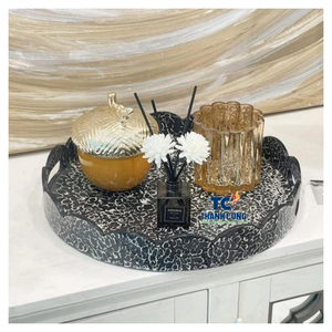 Fournisseur de décoration d'exportation, plateau en nacre, emballage cadeau élégant, plateau cadeau avec couvercle, nacre du Vietnam - Product Image 1