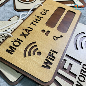 Letrero Decorativo de Madera para Colgar, Placa Personalizada para Puerta o Pared, Estilo Rústico, Decoración para Hogar, Oficina o Cafetería - Product Image 4
