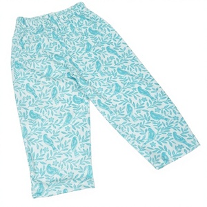 Pantalones Rectos de Algodón Orgánico de Punto para Bebés, Diseño Moderno, Venta al por Mayor, Ecológicos, Largos, de Verano - Product Image 1