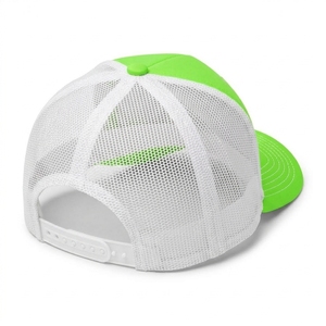 Gorra Trucker de Espuma de 5 Paneles Personalizada con Logotipo Bordado Plano, Malla Trasera, Cierre Ajustable, OEM ODM, Bajo MOQ, Venta al por Mayor, Moda Casual para Exteriores - Product Image 5