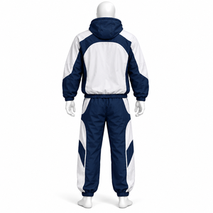 Veste de survêtement zippée coupe-vent légère et imperméable en nylon de haute qualité, sur mesure, pour homme, en vente - Product Image 6