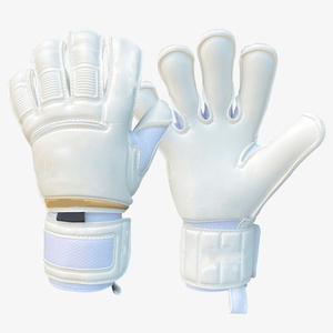 ถุงมือผู้รักษาประตูยางแบบมืออาชีพ ระบายอากาศได้ดี ซับแรงกระแทก จับกระชับ 3 มิติ สำหรับเล่นกลางแจ้ง เหมาะสำหรับผู้ชายและผู้หญิง เล่นฟุตบอล - Product Image 5