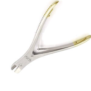 Half Gold Ruskin Liston Bone <b>Cutter</b> Metal Steel Bone <b>Cutter</b> Manual Bone <b>Cutter</b> Orthopedic Bone <b>Cutter</b> Surgical Cutting Forceps - Product Image 2