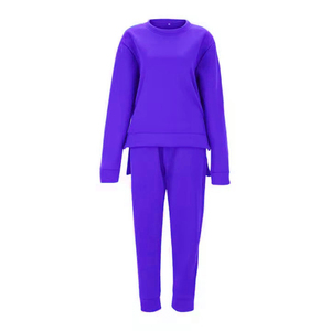 Survêtement unisexe de couleur unie, nouvelle collection, style streetwear, pour adulte, personnalisable, décontracté, 100% coton, respirant, taille élastique - Product Image 5