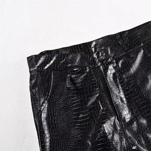 Pantalones de Cuero Originales para Hombre, Cuero Vacuno Auténtico de Primera Calidad, Estilo Motero, Pantalones de Moda, Fabricante OEM - Product Image 2