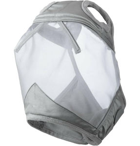 Masque anti-mouches Master Horse, grande ouverture pour les yeux, modèle Standard Moonlight Silver, taille Medium Cob - Product Image 2