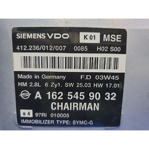 Unité de commande moteur d'occasion authentique Chairman H, W124 1997-2014 A1625459032 - Product Image 4