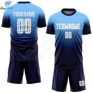 Mens Custom Soccer Kit Sublimated Football Jersey Set Team Name Player Number Factory Direct Short Breathable Quick Dry - Product Image 3