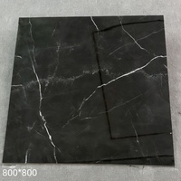 Carreaux de sol en porcelaine effet marbre poli brillant 800x800mm, carreaux muraux brillants pour salle de bain, salon, projet de villa