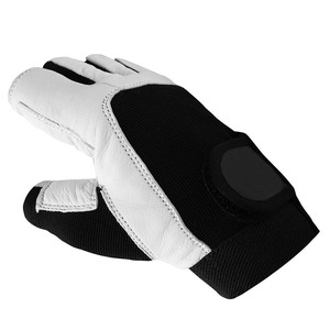 Guantes de Gimnasio Personalizados de la Mejor Calidad al por Mayor, Guantes Deportivos de Medio Dedo de Cuero Antideslizantes y Elásticos Unisex, Mejor Material a Precio Económico - Product Image 5