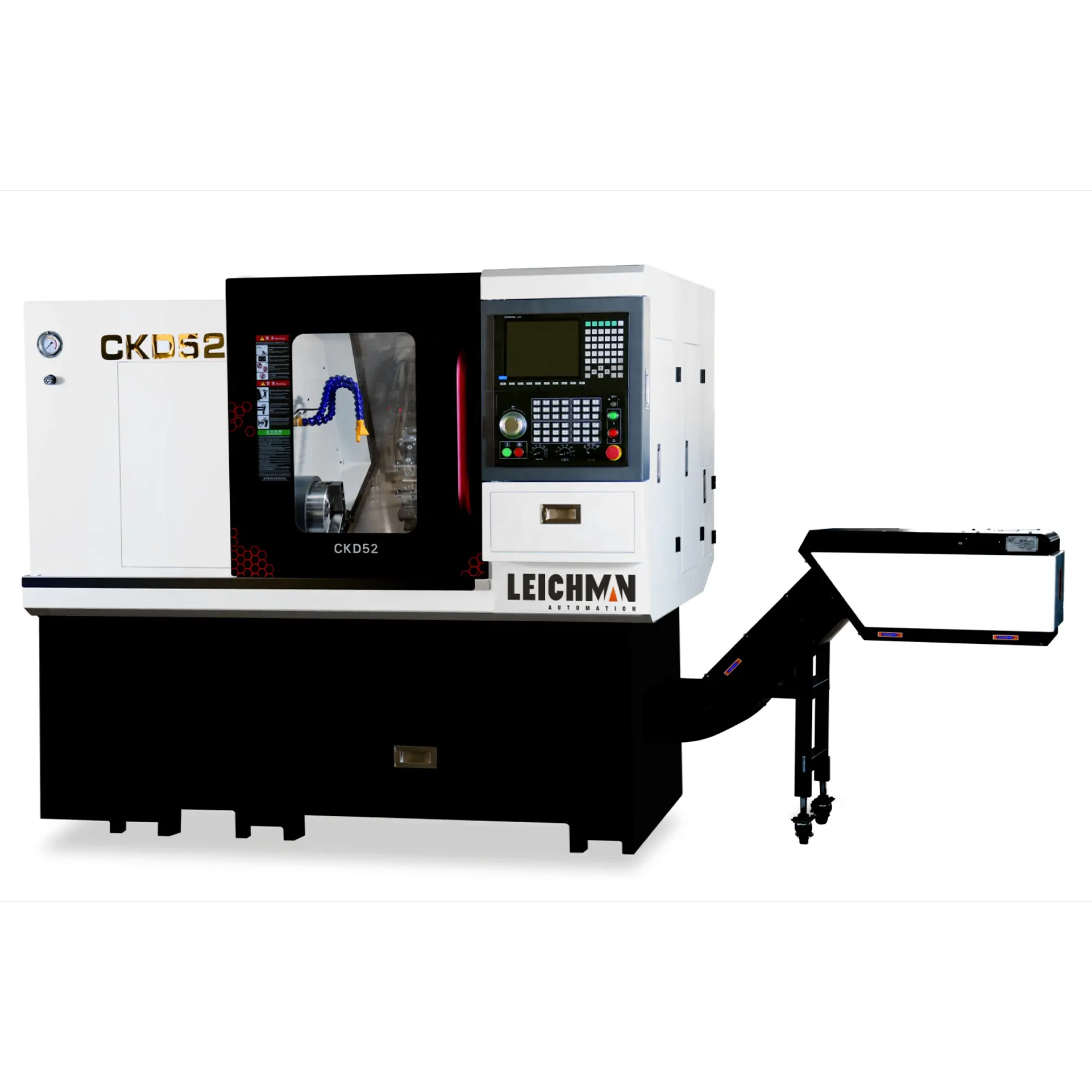 High Quality CNC Lathe Machine CKD52 With 12 Positions Servo Turret For Metal Processing