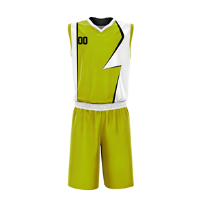 Ensemble d'uniformes de basketball personnalisés unisexes par sublimation, faible MOQ, uniforme d'équipe avec logo, motif de vêtements de sport, comprenant des maillots et des shorts - Product Image 4