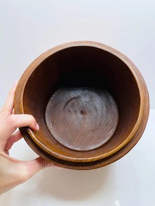 Pot en bois rustique le plus vendu pour le rangement de la cuisine et la décoration de la maison, disponible au prix d'exportation - Product Image 4
