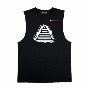 เสื้อกล้ามออกกำลังกายผู้ชายแบบแห้งเร็ว ระบายอากาศได้ดี ผ้ายืด/ผ้าฝ้าย คอกลม แขนกุด เสื้อกีฬา สำหรับเพาะกาย ฟิตเนส และการฝึกซ้อม - Product Image 1
